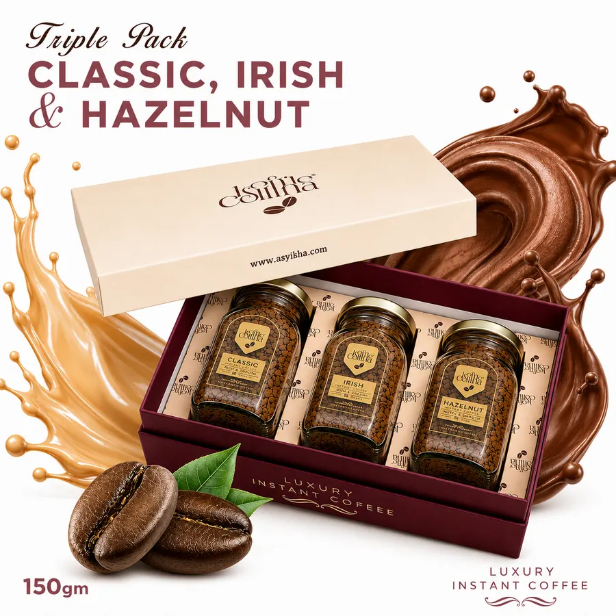 Triple pack Classic, Irish & Hazlenut