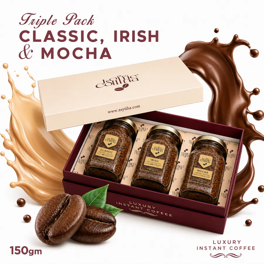 Triple pack Classic , Irish & Mocha
